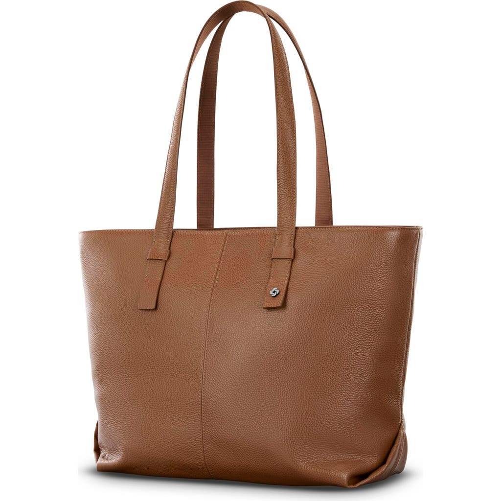 Samsonite Samsonite Mobile Solution 2 Leather Tote with Laptop Sleeve