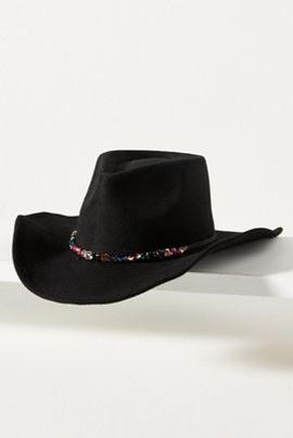 San Diego Hat Co. Gemstone-Trim Wool Rancher