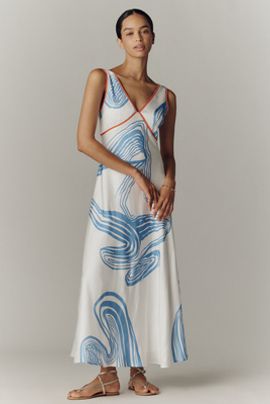 Sancia Madeleine V-Neck Maxi Dress