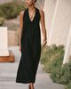 Sanctuary Cotton Linen Twist Maxi Dress - 4