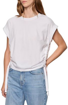 Sanctuary Sanctuary All Day Side Tie Organic Cotton Blend T-Shirt