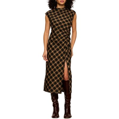 Sanctuary Sanctuary Autumn Edit Plaid Midi Dress