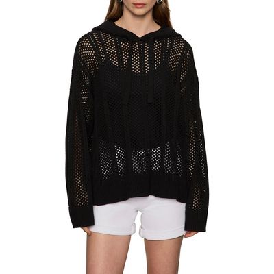 Sanctuary Sanctuary Beach Open Knit Hoodie