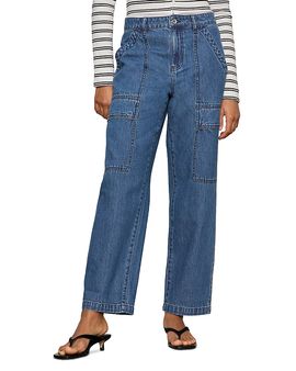 Sanctuary Sanctuary Boyfriend High Rise Utility Jeans in High Noon