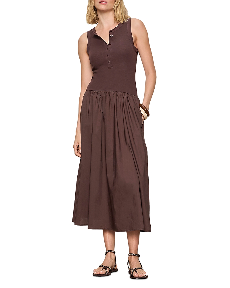 Sanctuary Sanctuary Breakaway Mixed Media Midi Dress