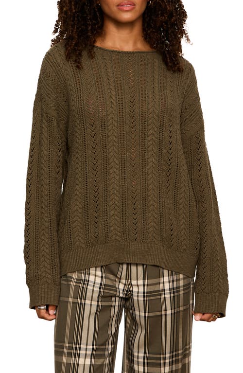 Sanctuary Sanctuary Cable Stitch Cotton Sweater