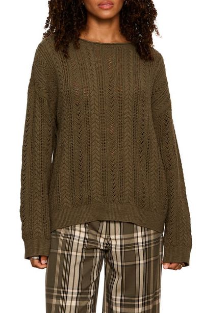 Sanctuary Sanctuary Cable Stitch Cotton Sweater