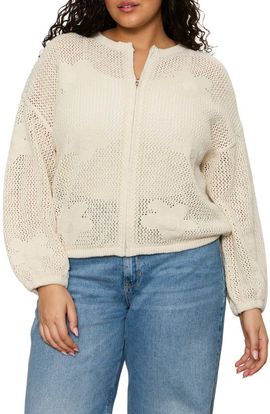 Sanctuary Sanctuary Daily Escape Front Zip Knit Sweater