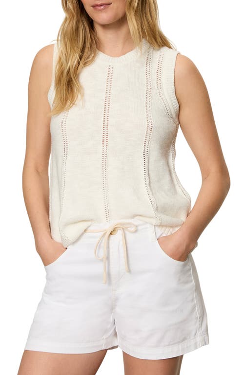 Sanctuary Sanctuary Easy Pointelle Knit Sleeveless Top