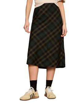Sanctuary Sanctuary Favorite Plaid Midi Slip Skirt