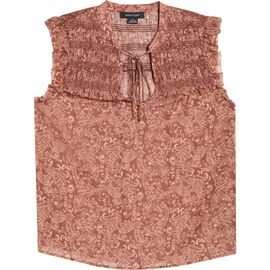 Sanctuary Sanctuary Free Feeling Smocked Sleeveless Top