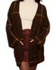 Sanctuary Sanctuary Houndstooth Plaid Jacquard Coatigan - 1