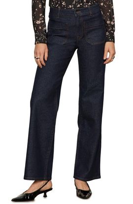 Sanctuary Sanctuary Marine Mid Rise Wide Leg Jeans