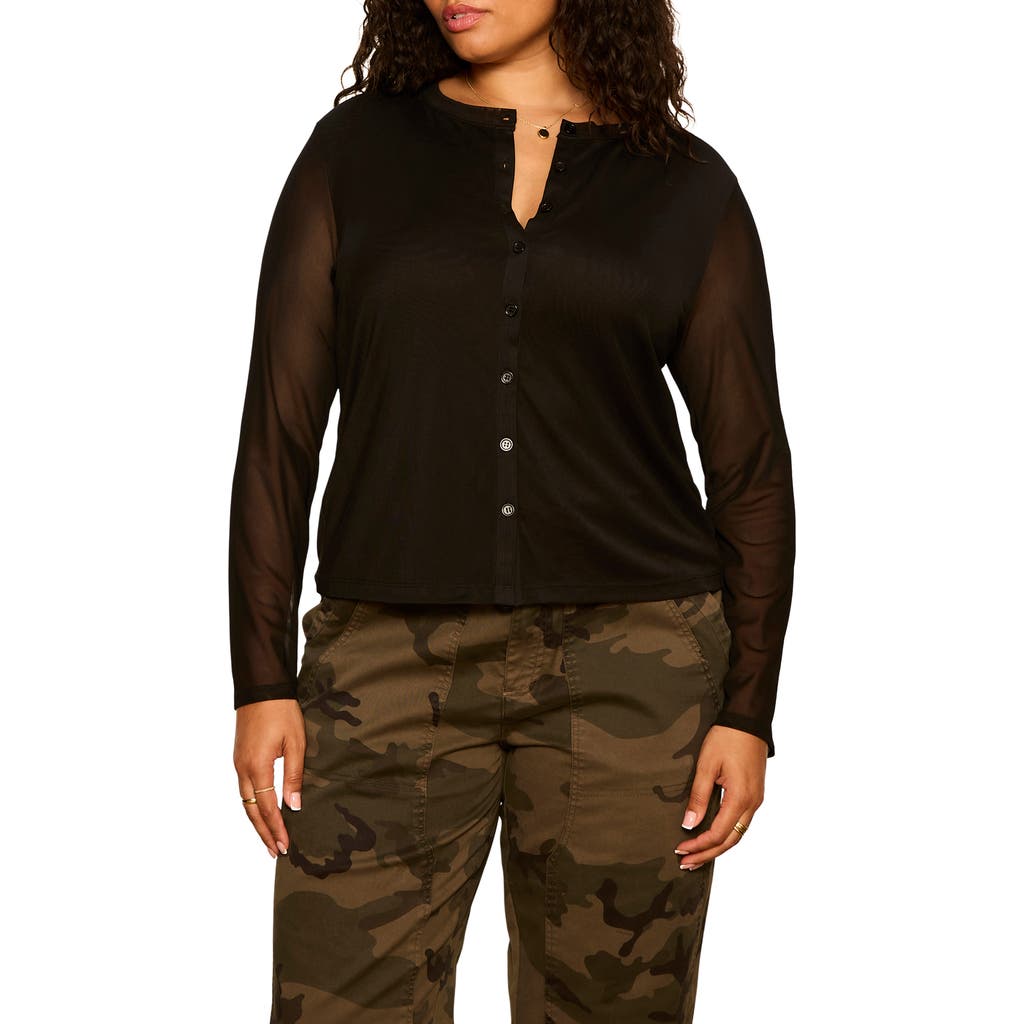 Sanctuary Sanctuary Mesh Long Sleeve Cardigan