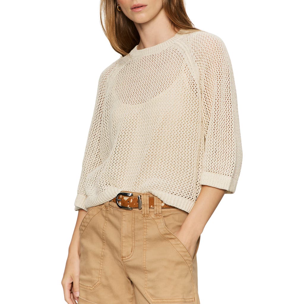 Sanctuary Sanctuary Metallic Openwork Sweater Top