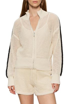 Sanctuary Sanctuary Open Stitch Track Jacket