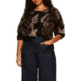 Sanctuary Sanctuary Paisley Jacquard Knit Cardigan