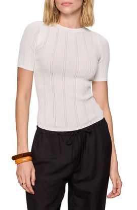 Sanctuary Sanctuary Perfect Pointelle Rib T-Shirt