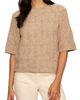 Sanctuary Sanctuary Pointelle Short Sleeve Sweater - 1