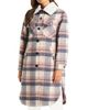 Sanctuary Sanctuary Sherpa Trim Plaid Coat - 1