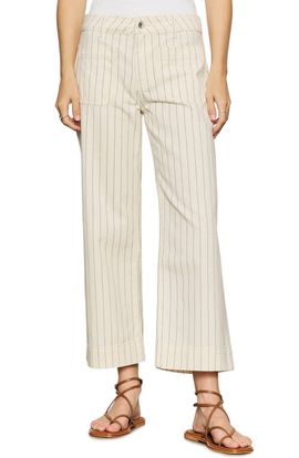 Sanctuary Sanctuary The Marine Stripe Crop Wide Leg Jeans
