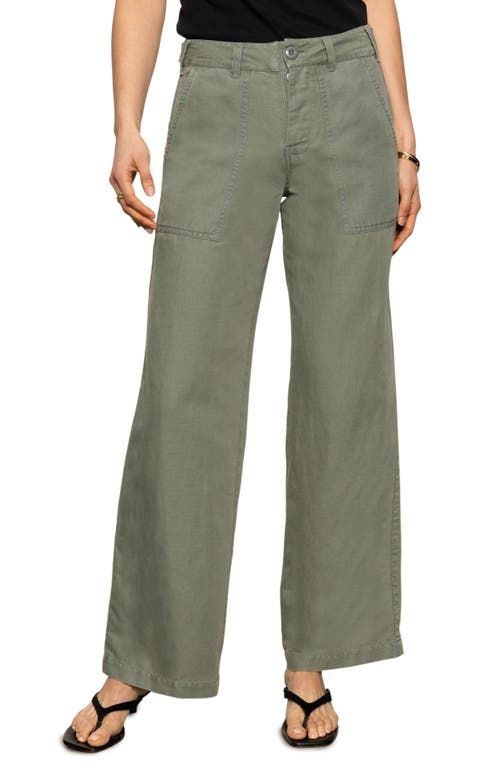 Sanctuary Sanctuary Wide Leg Linen Blend Pants