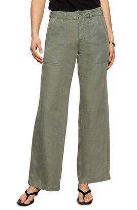 Sanctuary Sanctuary Wide Leg Linen Blend Pants