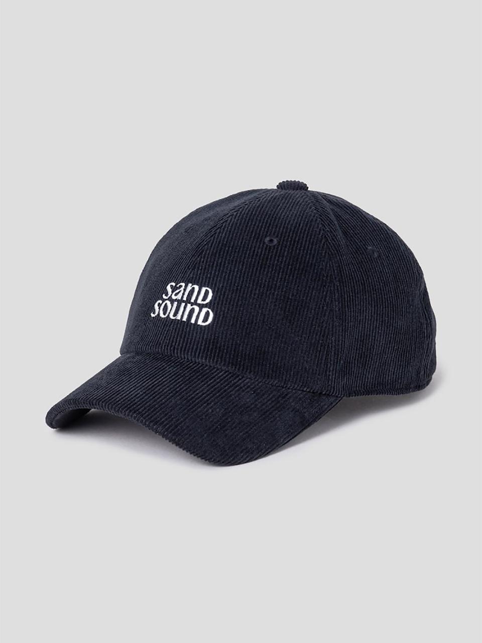 SAND SOUND Small Log Corduroy Ballcap Navy (MS498BA85R)
