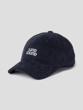 SAND SOUND Small Log Corduroy Ballcap Navy (MS498BA85R)