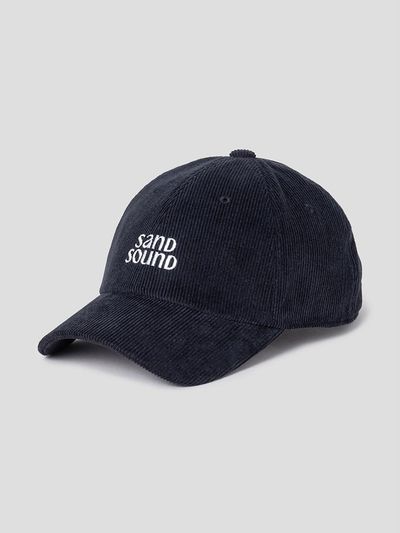 SAND SOUND Small Log Corduroy Ballcap Navy (MS498BA85R)