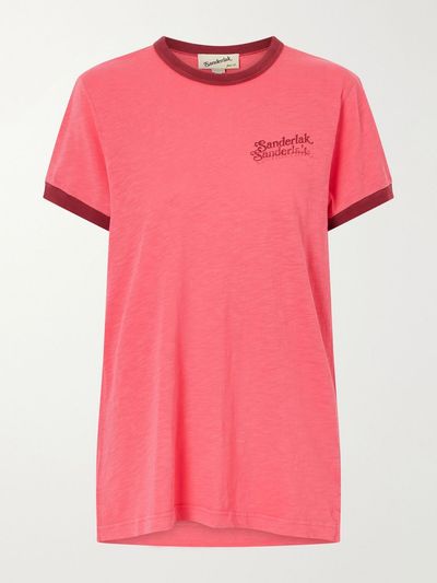 SANDERLAK Cotton-jersey T-shirt