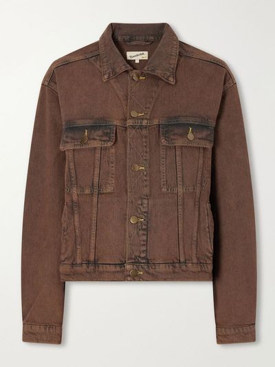 SANDERLAK Faded denim jacket