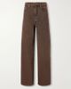 SANDERLAK Faded mid-rise wide-leg jeans - 1