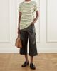 SANDERLAK Leather wide-leg pants - 2