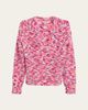 Sanderlak Men's Melange Split Open-Crewneck Sweater - 1