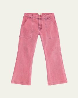 Sanderlak Men's Utility Relaxed Flare Jeans