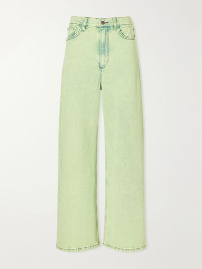 SANDERLAK Mid-rise wide-leg jeans