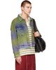 Sanderlak Sanderlak Blue & Green Jean Denim Jacket - 2