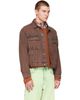 Sanderlak Sanderlak Brown Jean Denim Jacket - 2