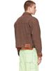 Sanderlak Sanderlak Brown Jean Denim Jacket - 3
