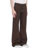 Sanderlak Sanderlak Brown Utility Flare Jean - 2