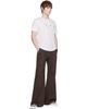 Sanderlak Sanderlak Brown Utility Flare Jean - 4