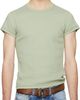 Sanderlak Sanderlak Green Skinny Rib T-shirt - 1