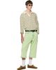 Sanderlak Sanderlak Off-White & Green Striped Jersey Polo - 4