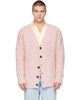 Sanderlak Sanderlak Pink Oversized Cardigan - 1