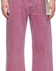 Sanderlak Sanderlak Pink Utility Flare Jeans - 1