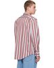 Sanderlak Sanderlak Red & White Striped Oversized Shirt - 3