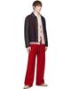 Sanderlak Sanderlak Red Baby Cord Drawstring Trousers - 4