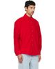 Sanderlak Sanderlak Red Oversized Baby Cord Shirt - 2