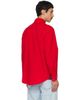 Sanderlak Sanderlak Red Oversized Baby Cord Shirt - 3